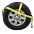 Yellow Adjustable Tow Dolly Strap with 2