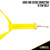 Yellow Adjustable Tow Dolly Strap with 4