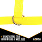 Yellow Adjustable Tow Dolly Strap with 4" Top Strap and Twisted Snap Hook - 2 pack