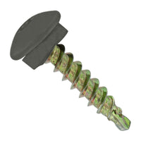 #10 x 1" Eclipse Woodbinder Metal Roofing Screw - Burnished Slate, Pkg 250