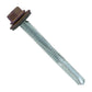#12-24 x 2 HG Steelbinder Metal Roofing Screw Koko Brown, Pkg 250