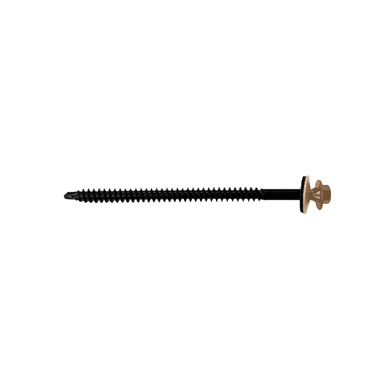 #12 X 334 inch InsulDrill Metal Roofing Screw Tan Pkg 250 image 1 of 2