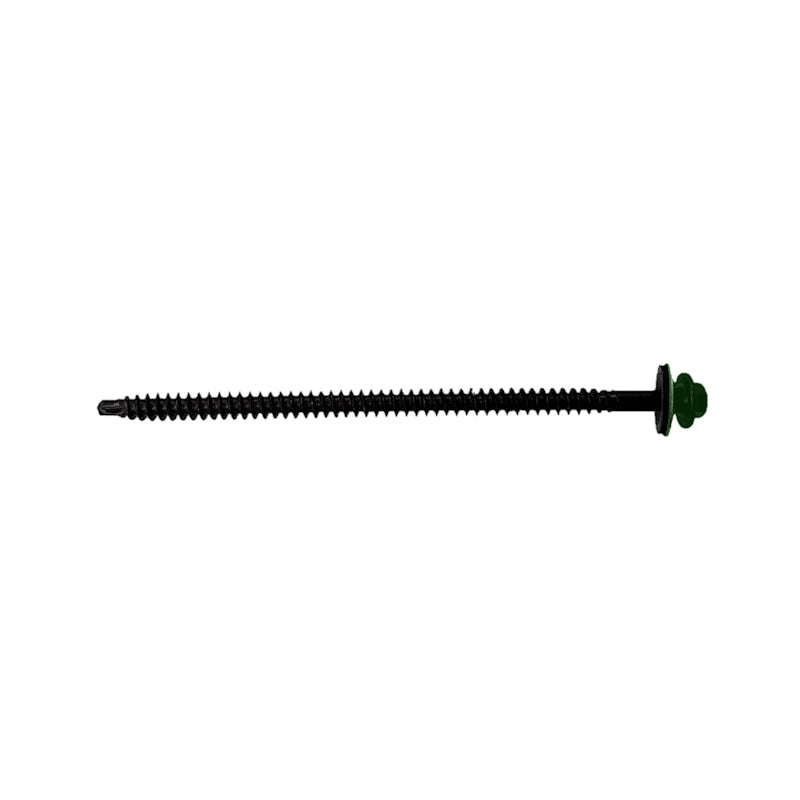#12 X 412 inch InsulDrill Metal Roofing Screw Forest Green Pkg 250