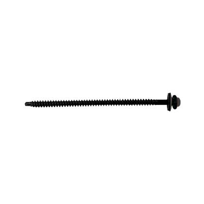 thumbnail image 2 of #12 X 1-1/4" Hex Washer Self-Drilling Screws - Blue Charcoal, Galvanized, 250 Pack 2 of 4