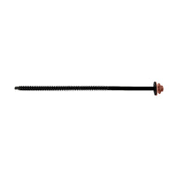 #12 X 6 inch InsulDrill Metal Roofing Screw Copper Pkg 250 image 1 of 2