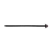 #12 X 6 inch InsulDrill Metal Roofing Screw Charcoal Pkg 250 image 1 of 2