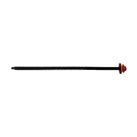 #12 X 6 inch InsulDrill Metal Roofing Screw Rustic Red Pkg 250 image 1 of 2