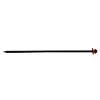 #12 X 8 inch InsulDrill Metal Roofing Screw Rustic Red Pkg 250 image 1 of 2