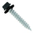 #14 x 112 inch #14 Type 17 Woodbinder Metal Roofing Screw Black Pkg 250