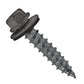 #14 x 114 inch #14 Type 17 Woodbinder Metal Roofing Screw Charcoal Gray Pkg 250
