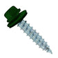 #14 x 114 inch #14 Type 17 Woodbinder Metal Roofing Screw Forest Green Pkg 250