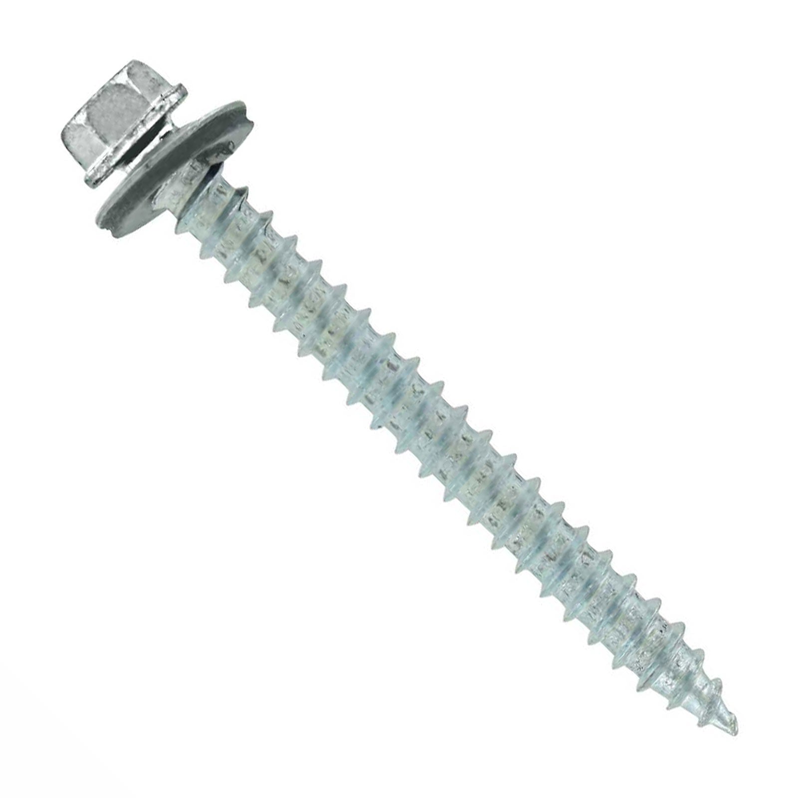 #14 x 212 inch #14 Type 17 Woodbinder Metal Roofing Screw Light Gray Pkg 250