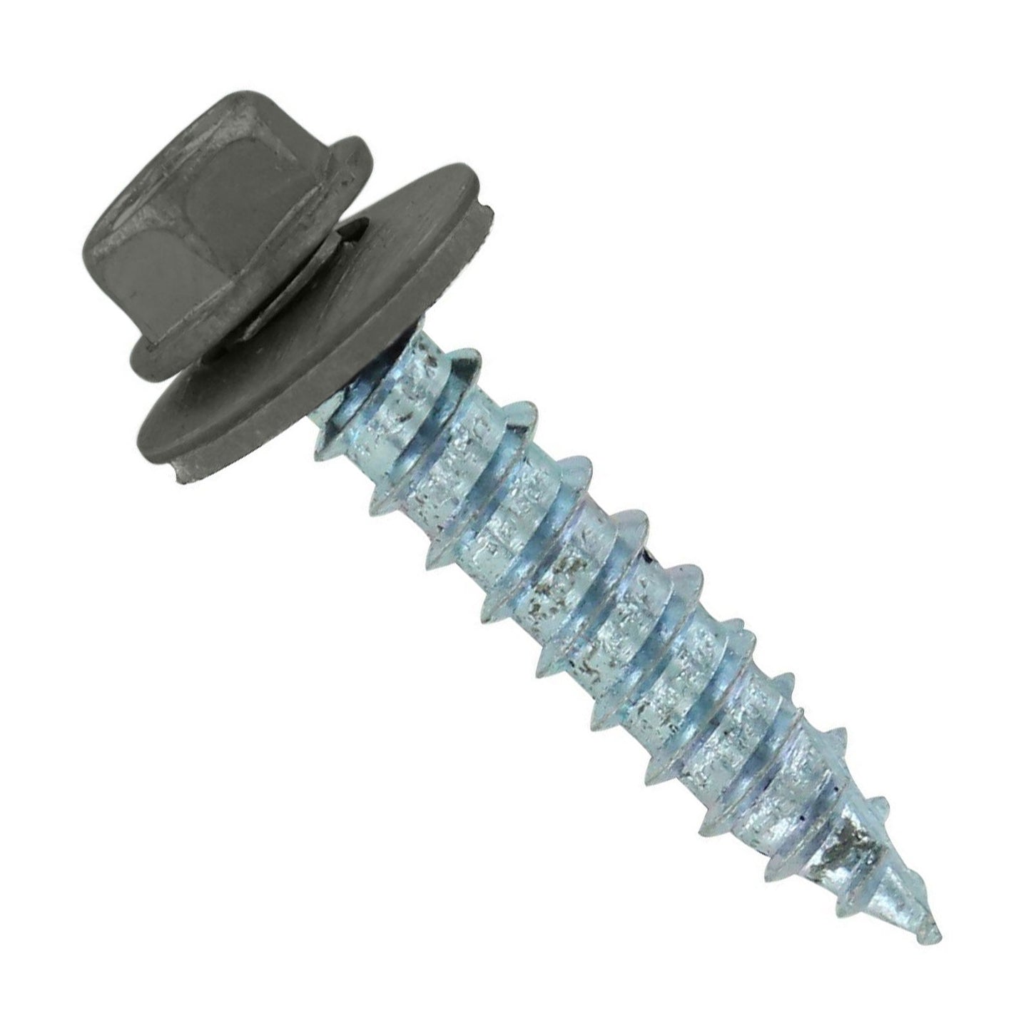 #14 x 1-1/4" Type 17 Woodbinder Metal Roofing Screw - Burnished Slate, Pkg 250