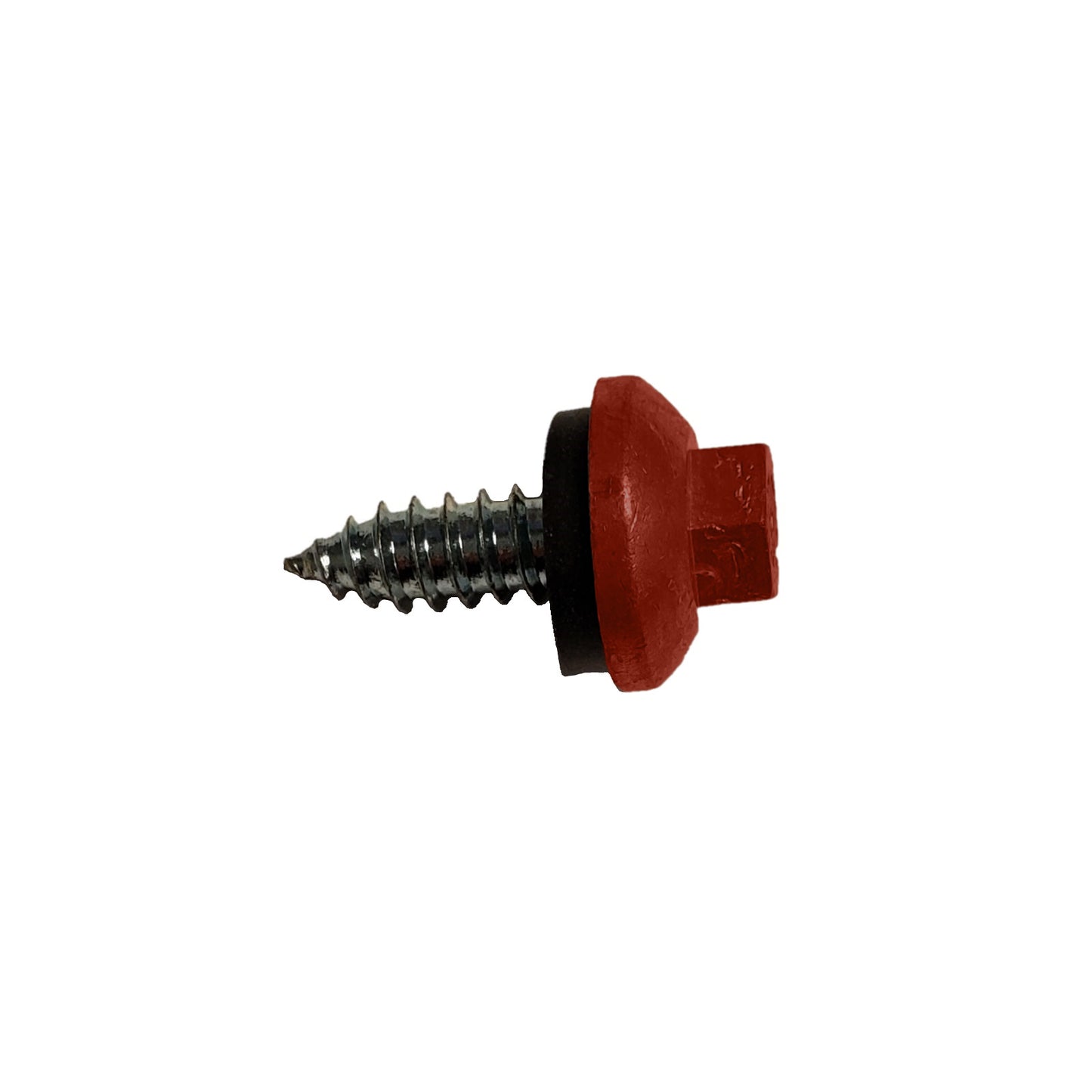 #14 x 34 inch ZXL Tapping Steelbinder Metal Roofing Screw Rustic Red Pkg 250