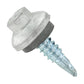 1/4" x 7/8" ZXL Steelbinder Metal Roofing Stitch Screw - Alamo White, Pkg 250
