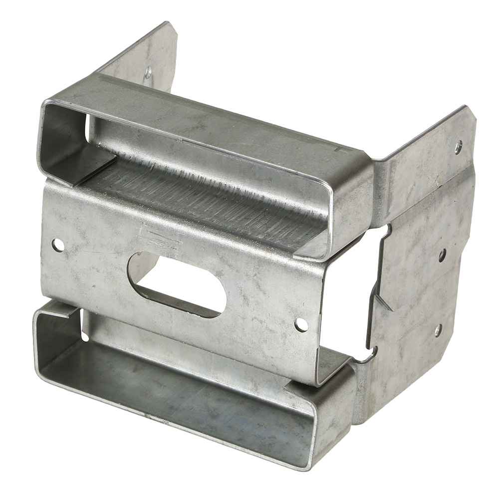 Simpson ABA44Z 4x4 Adjustable Post Base Zmax Finish image 1 of 6 image 2 of 6 image 3 of 6