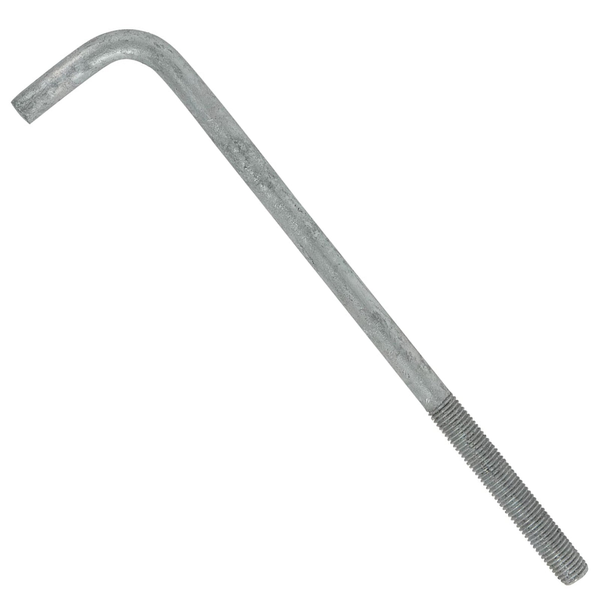Boulons à Tête Ronde 3/4-10 X 16 Pouces En Acier Galvanisé à Chaud - Lot De Fixation Robuste