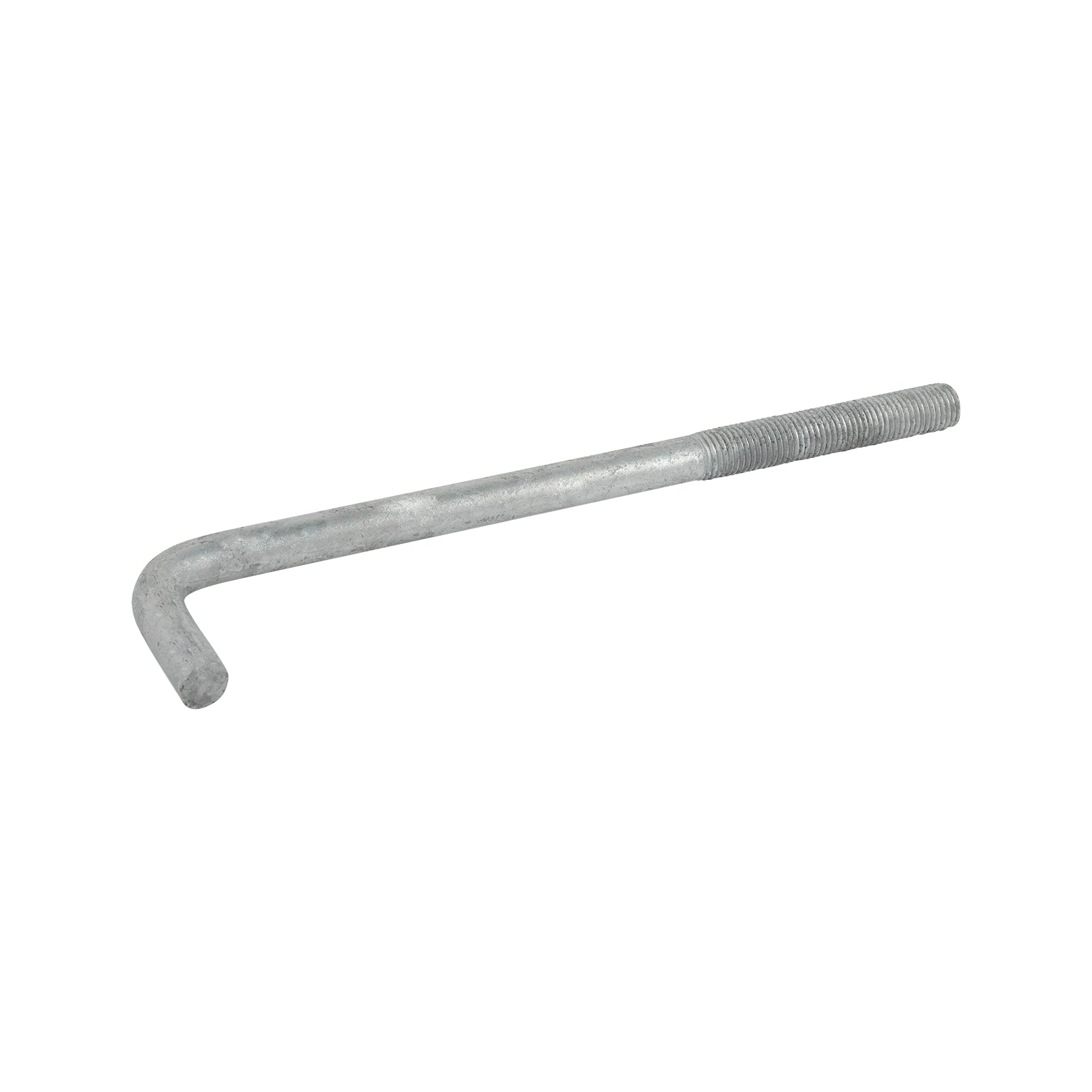 1" x 18" Plain Steel L-Bolt