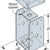 ABU Adjustable Post Base with Uplift callout - ABU44 shown