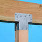 Simpson AC4Z 4x Adjustable Post Cap Zmax Finish Pkg 2 image 2 of 2