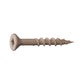 #10 x 3-1/2" #2 Square Flat Head Deck Screw - Tan, Pkg 1000
