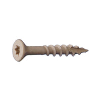 #8 x 1-1/4" T20 Flat Head Deck Screw - Tan, Pkg 7500