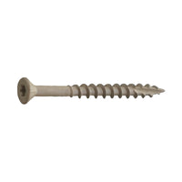 #9 x 2-1/2" T25 Flat Head Deck Screw - Tan, Pkg 2500