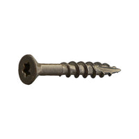 #8 x 1-1/4" T20 Flat Head Deck Screw - Dark, Pkg 7500