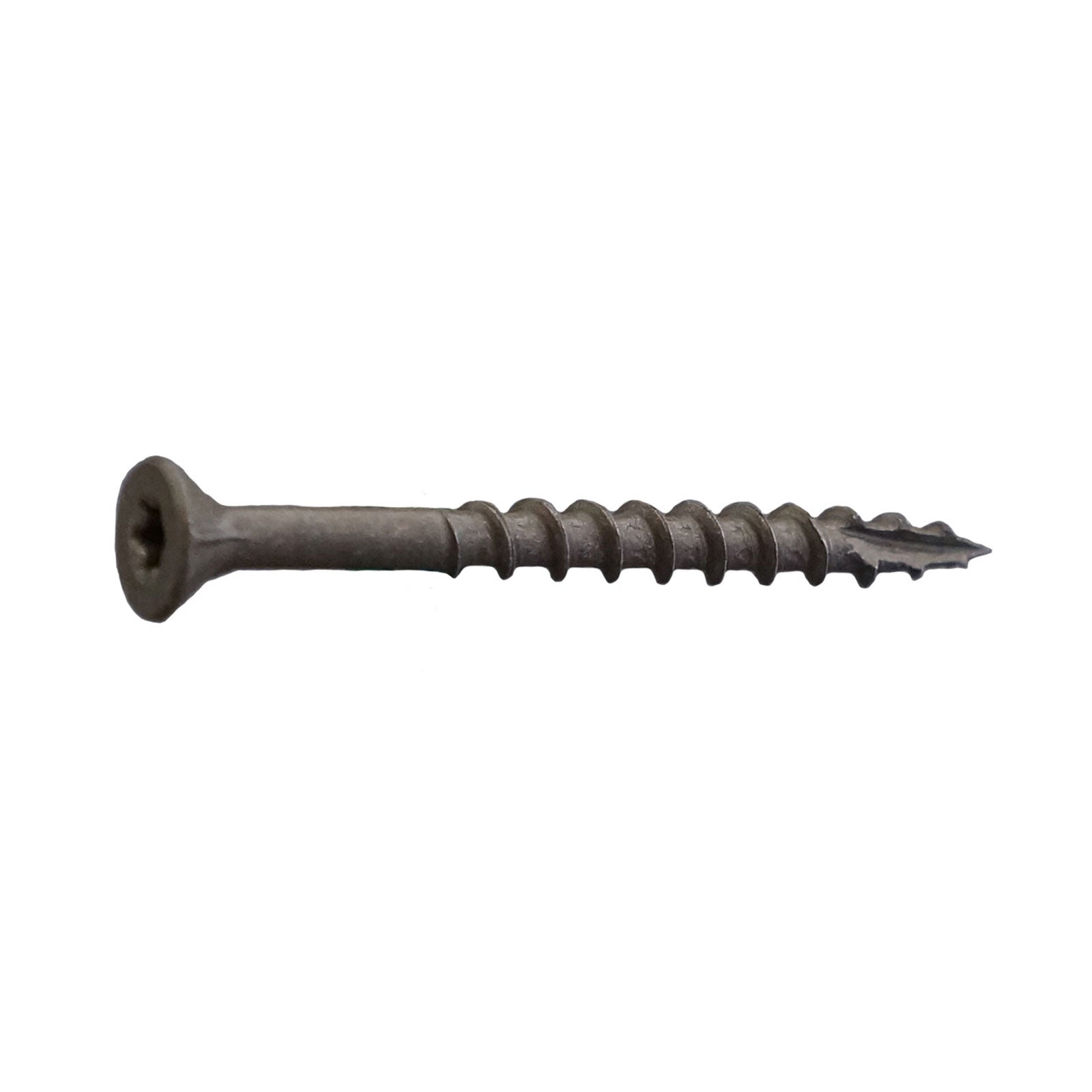 #10 x 2-1/2" T25 Flat Head Deck Screw - Dark, Pkg 2500