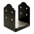 Simpson APB1010R Ornamental Rough Cut 10x10 Post Base Black Powder Coat image 1 of 2