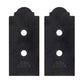 Simpson APB44DSP 4x4 Decorative Post Base Side Plate Black Powder Coat image 1 of 3