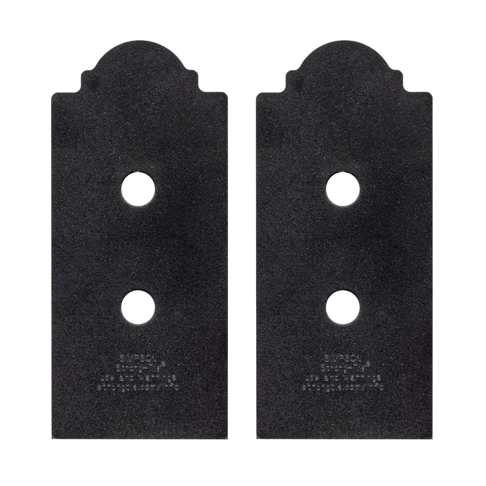 Simpson APB44DSP 4x4 Decorative Post Base Side Plate Black Powder Coat image 1 of 3