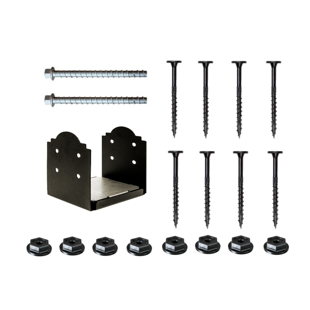 Simpson Black APB88 Outdoor Accents With Required Hardware