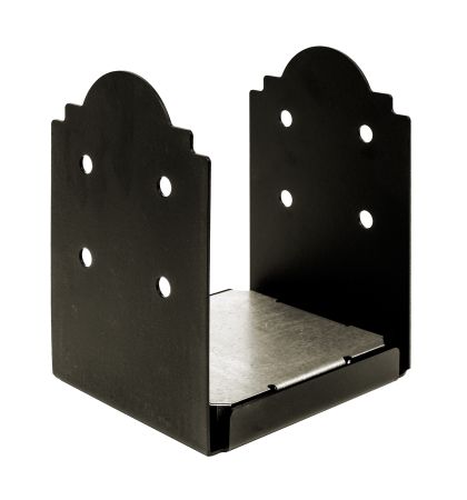 Simpson APB88 Ornamental 8x8 Post Base Black Powder Coat image 1 of 3