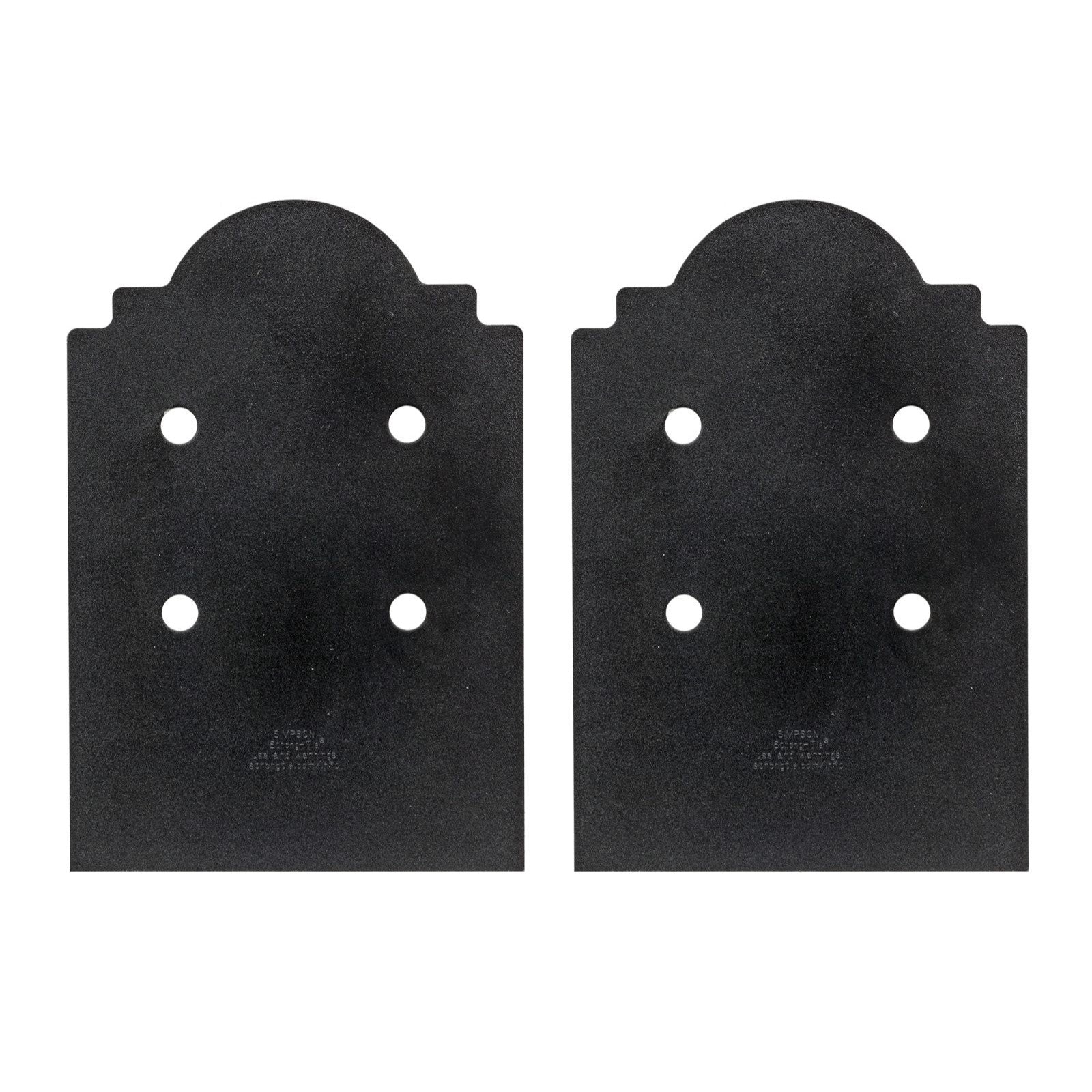 Simpson APB88DSP 8x8 Decorative Post Base Side Plate Black Powder Coat image 1 of 3