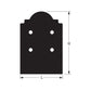Simpson Black APB88DSP Outdoor Accents With Required Hardware