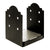 Simpson APB88R Ornamental Rough Cut 8x8 Post Base Black Powder Coat image 1 of 3