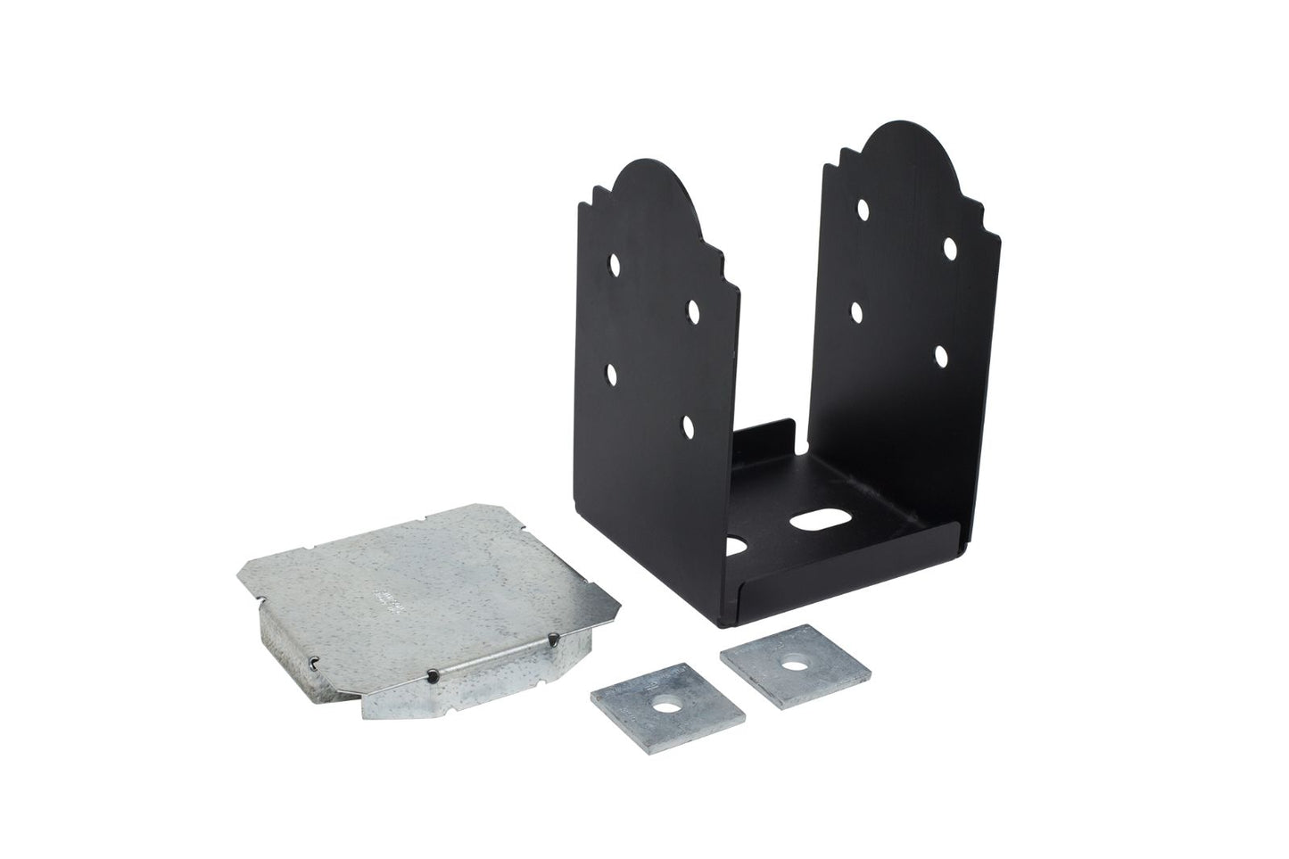Simpson APB88R Ornamental Rough Cut 8x8 Post Base Black Powder Coat image image 3 of 3