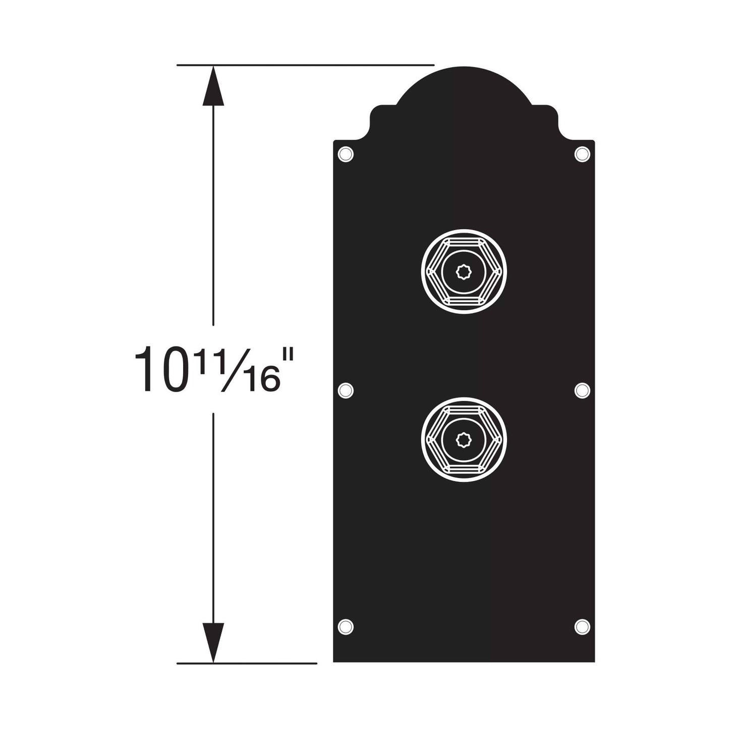 Simpson APBDW44 Composite 4x4 Decorative Post Base Cover - Screws Included