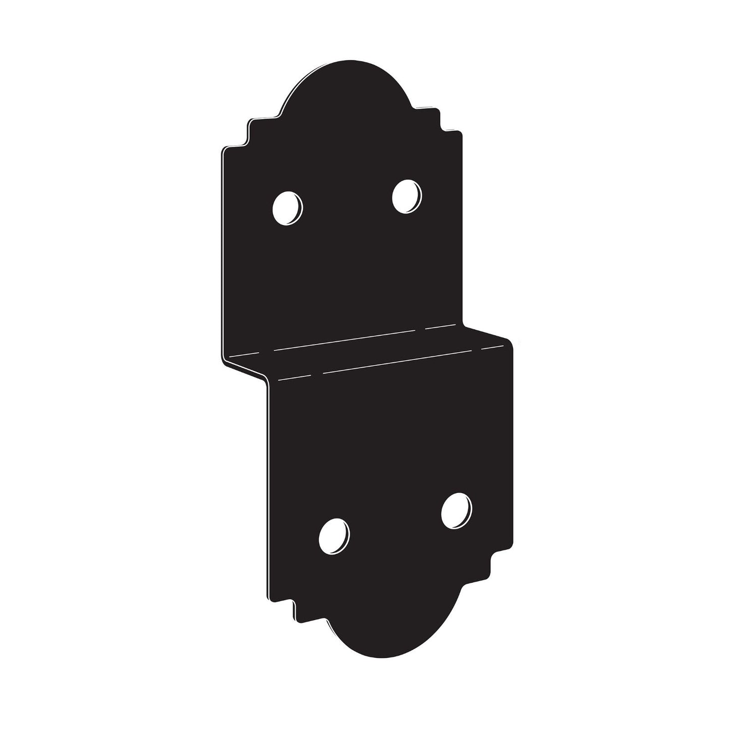 Simpson APDJT26 Ornamental Deck Joist Tie Black Powder Coat image 1 of 2