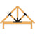 Simpson APGP1212 Decorative Gable Plate Black Powder Coat