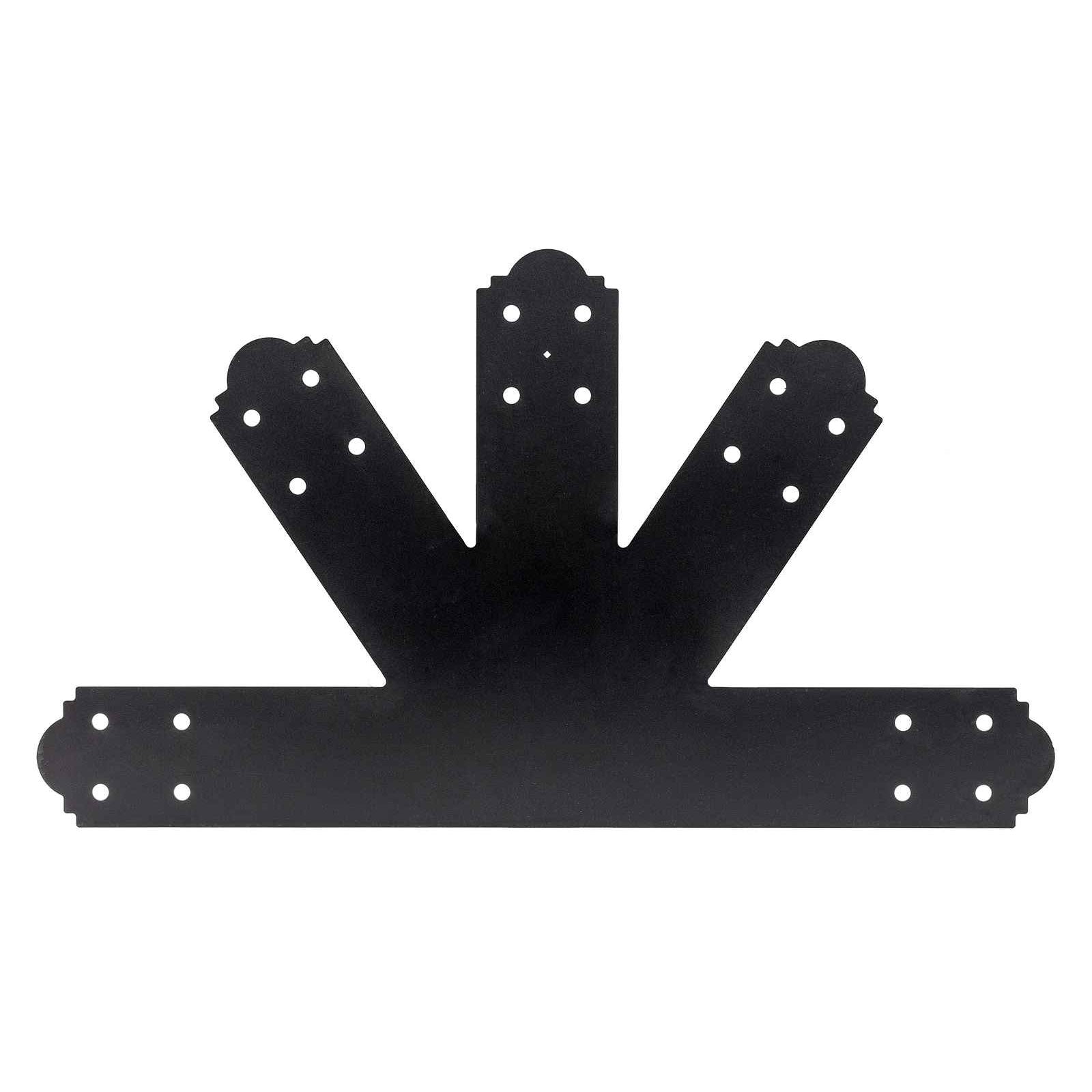 Simpson APGP812 Decorative Gable Plate Black Powder Coat