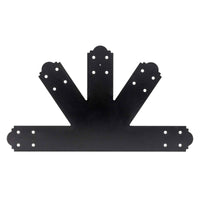 Simpson APGP812 Decorative Gable Plate Black Powder Coat