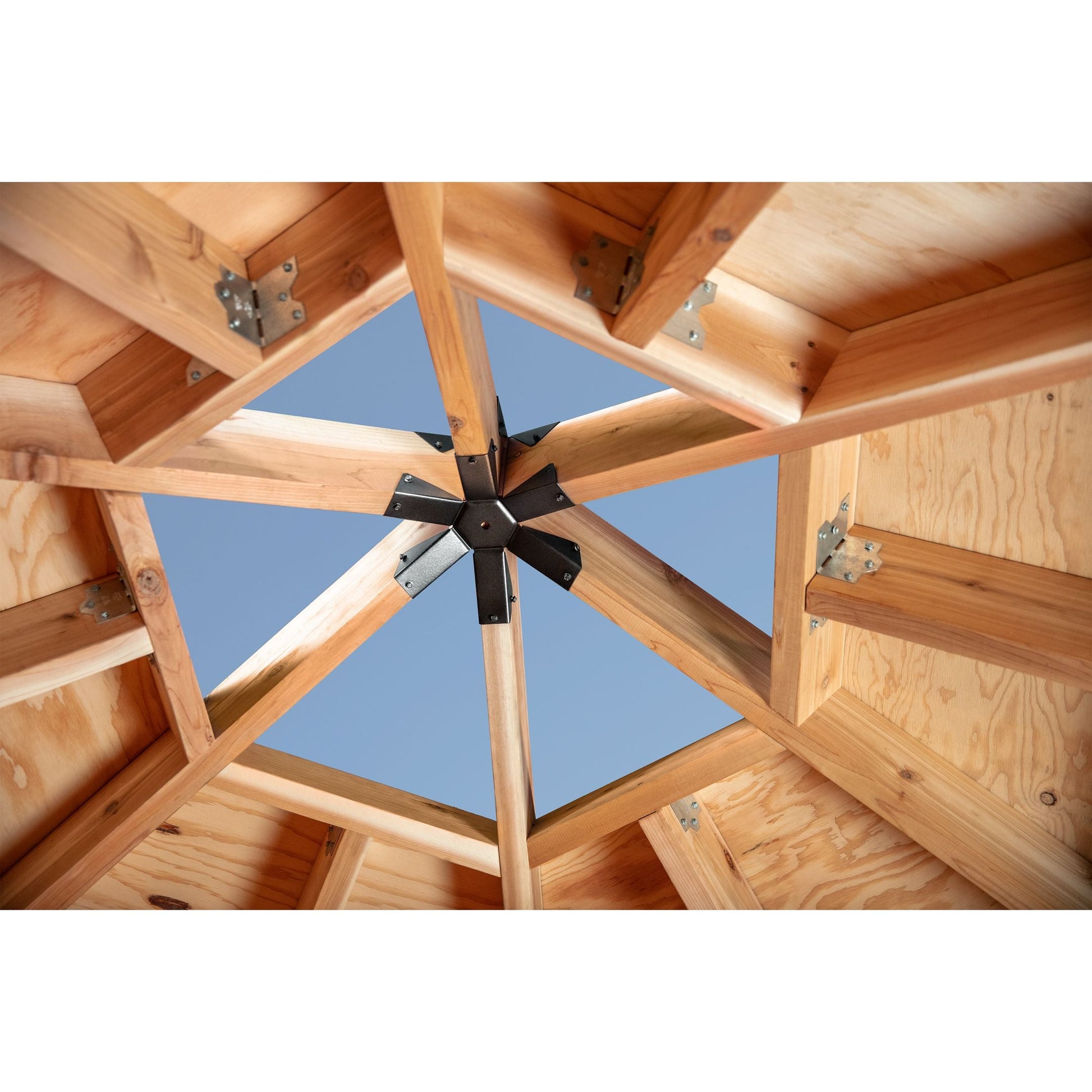 Simpson APGT6 Gazebo Tie - Black Powder Coat