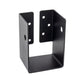 Simpson APHH46R Rough Cut 4x6 Concealed Flange Heavy Joist Hanger Black Powder Coat image 1 of 3