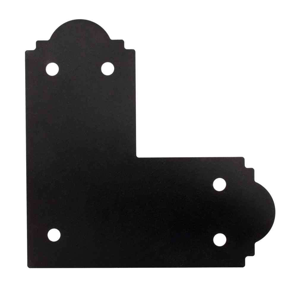 Simpson APL6 Ornamental L Strap Black Powder Coat