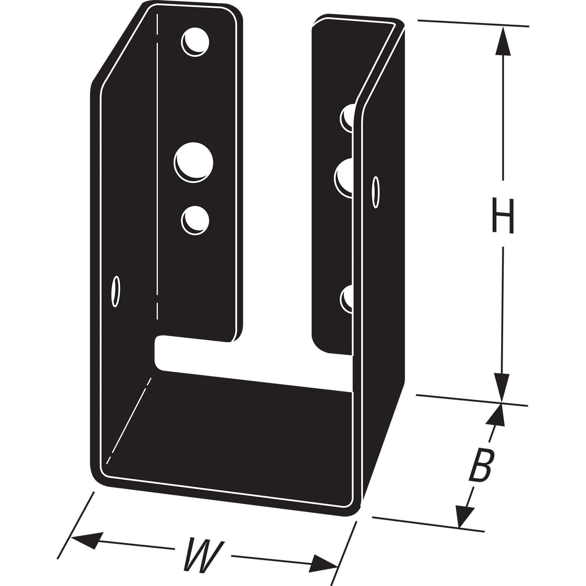 Simpson Black APLH24R Outdoor Accents With Required Hardware