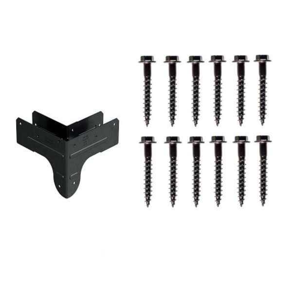 Simpson Strong-Tie APRTC2 Rigid Tie Corner Connector for 2x4 Post