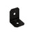 Simpson APVA4 Avant Ornamental Angle Black Powder Coat image 1 of 4