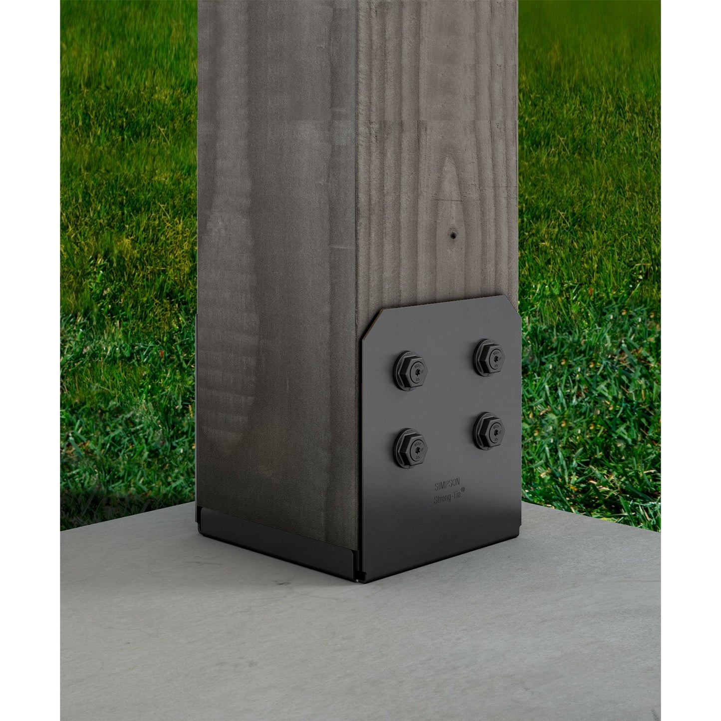Simpson Black APVB1010 Outdoor Accents With Required Hardware